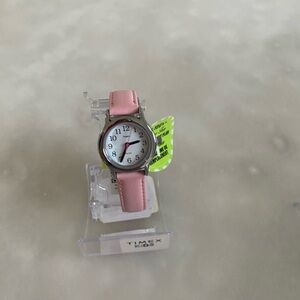 Times kids girls watch with pink band